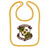 Infant Contrast Trim Terry Bib Thumbnail