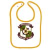 Infant Contrast Trim Terry Bib Thumbnail