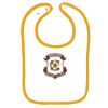 Infant Contrast Trim Terry Bib Thumbnail