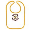 Infant Contrast Trim Terry Bib Thumbnail