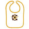 Infant Contrast Trim Terry Bib Thumbnail