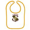 Infant Contrast Trim Terry Bib Thumbnail